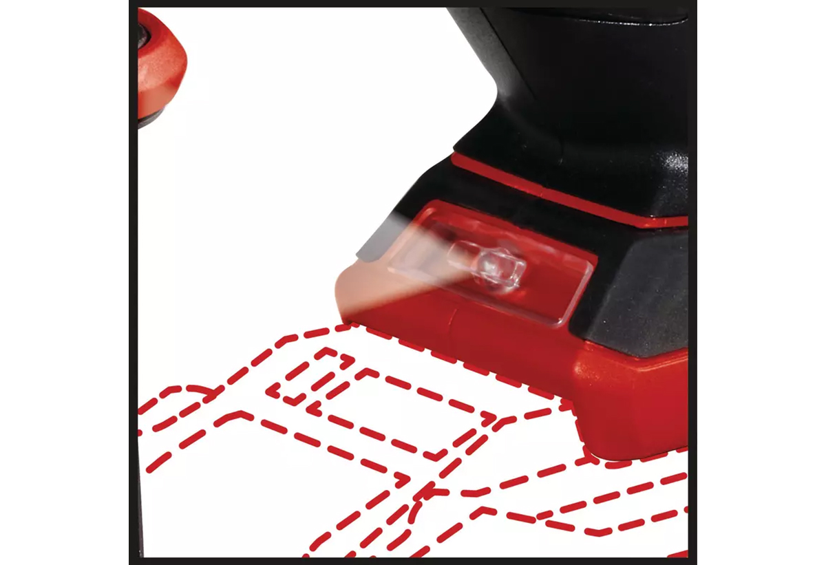 Απεικονίζεται το σημείο από όπου εκπέμπει ο LED φωτισμός.